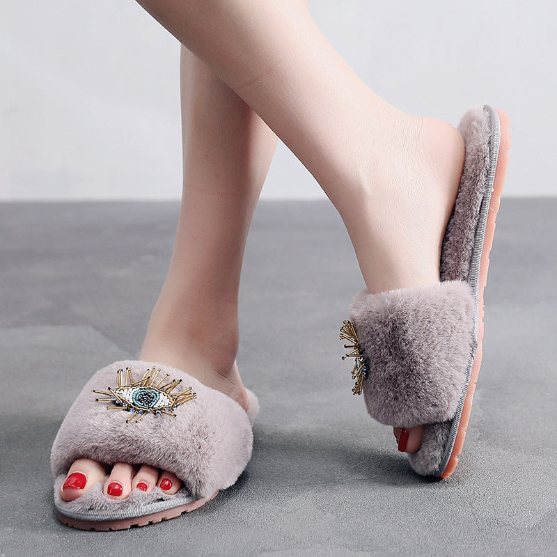 Beautiful slippers fashion