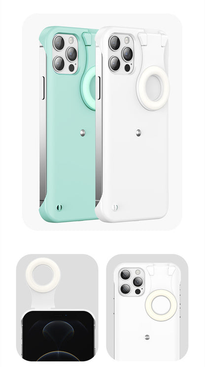 High Quality iPhone Case w. Selfie Light