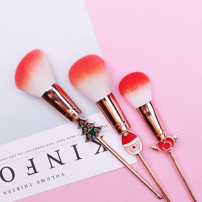 Christmas Makeup Brush Set