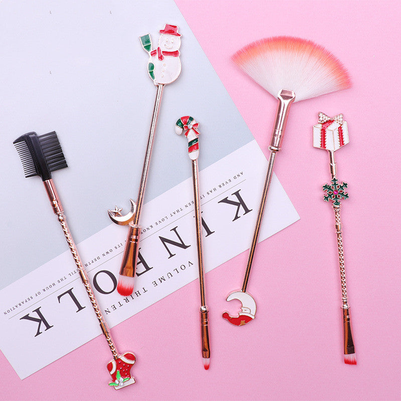 Christmas Makeup Brush Set