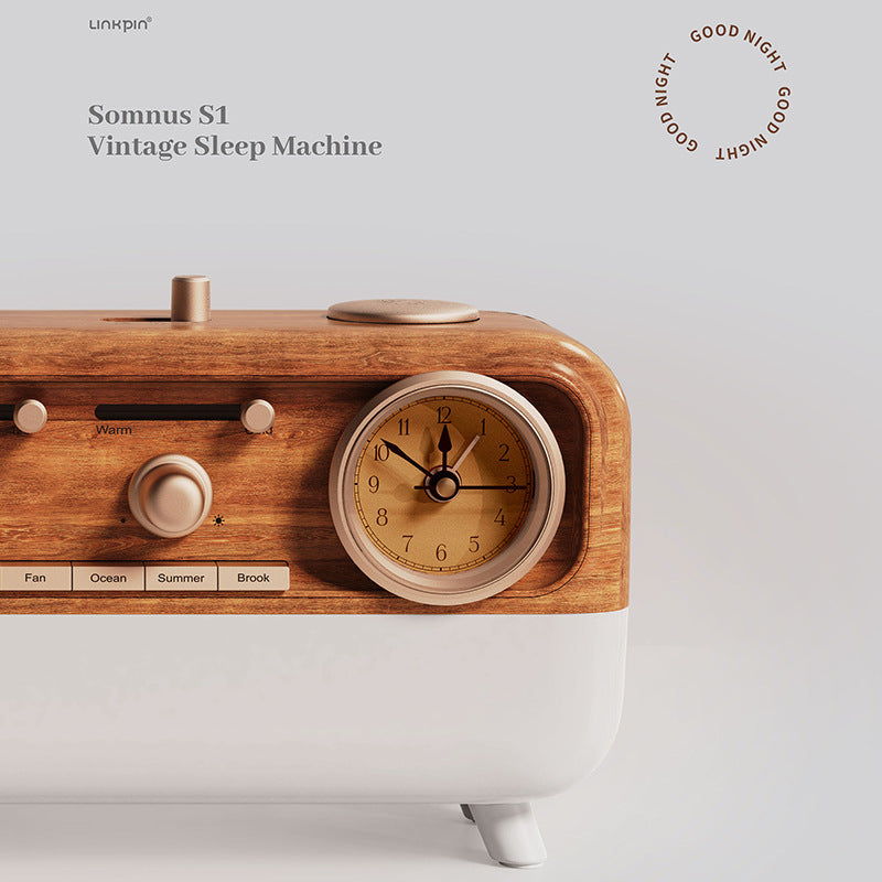 Retro Ambience Alarm Clock w. Speaker