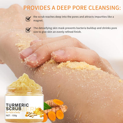 Turmeric Scrub For Body Care