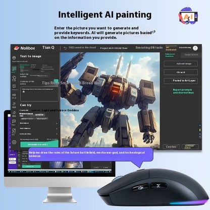 Intelligent AI Mouse -  Smart Writing Voice Typing - The Power of Artificial Intelligence