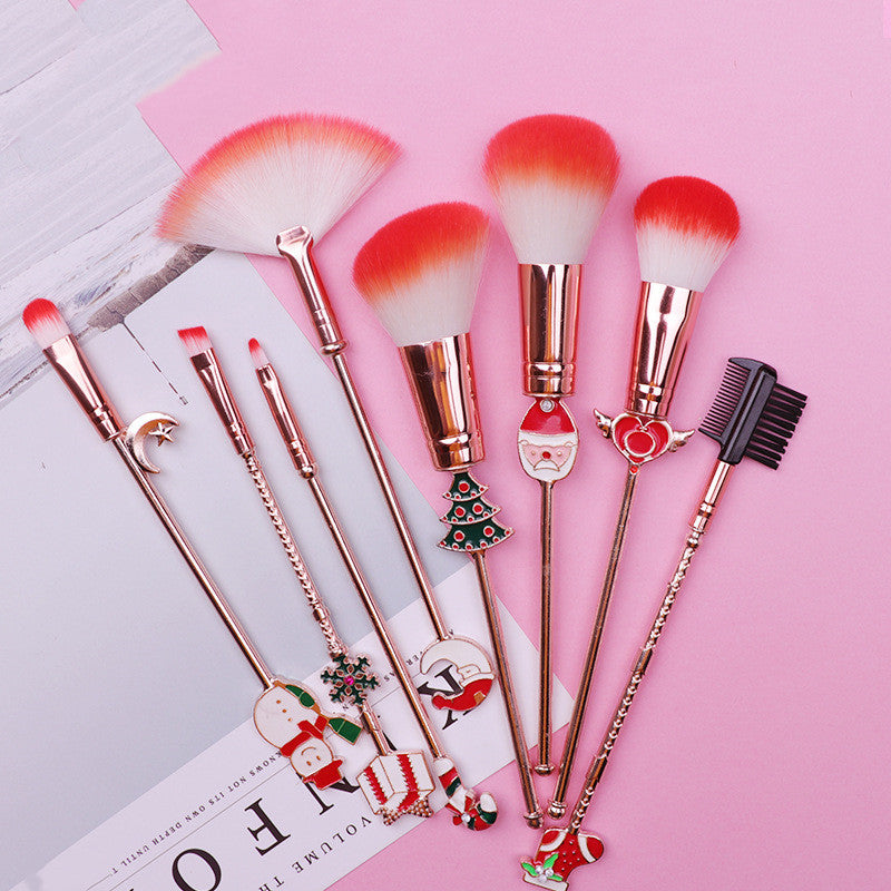 Christmas Makeup Brush Set