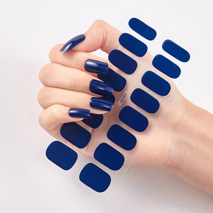 Nailart Sticker Pure Solid Color Self Adhesive Nail Sticker Nail Stickers