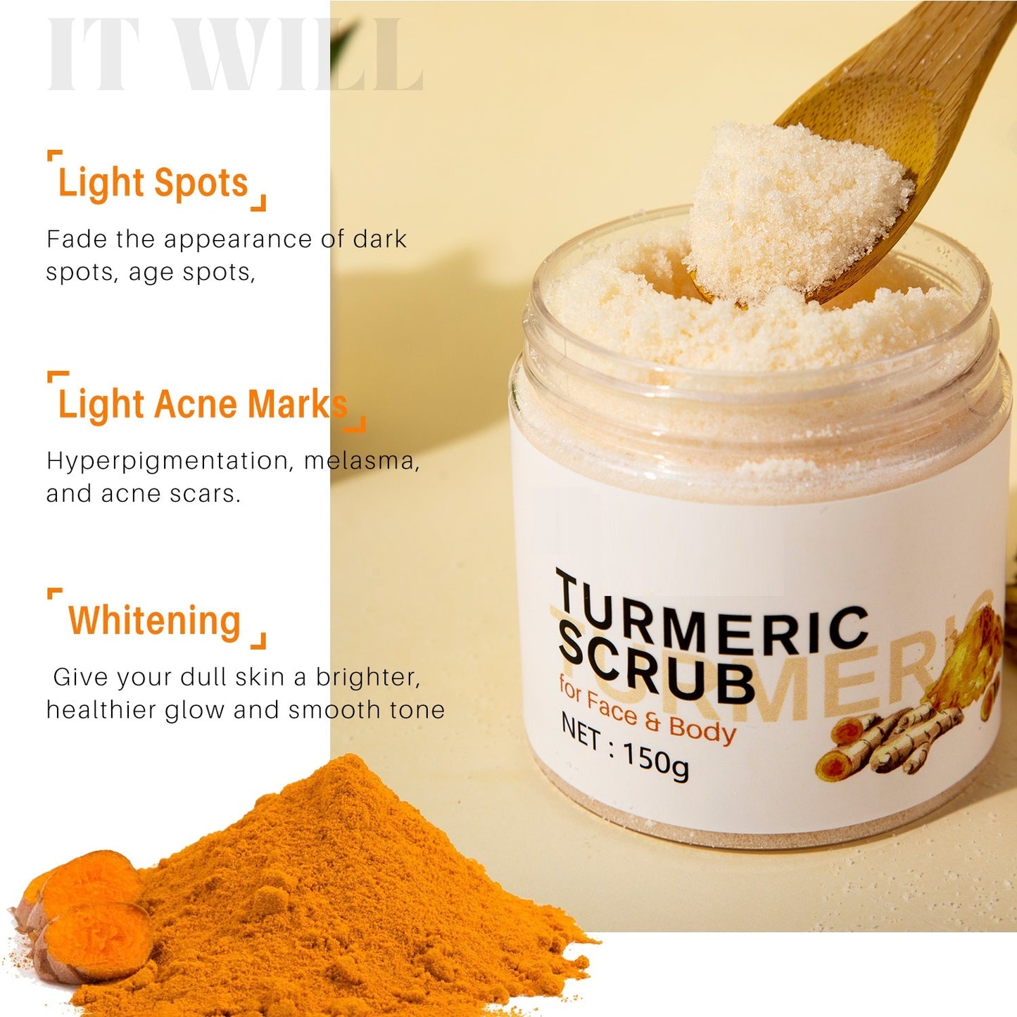 Turmeric Scrub For Body Care