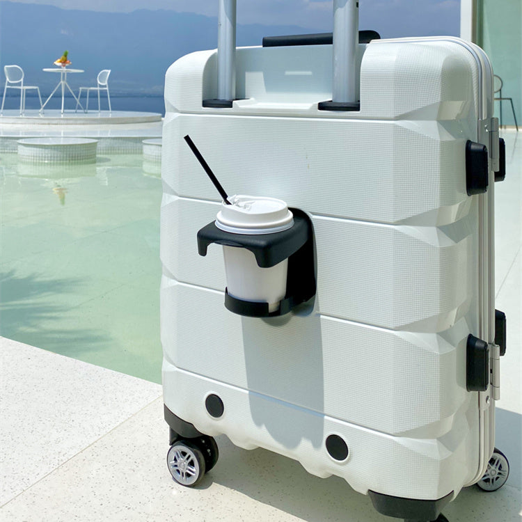 Superb Luggage with Dual USB, Cup and iPAD or Phone Holder